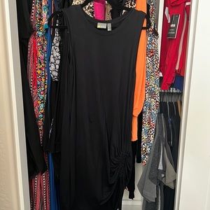 Zella draw string cotton shift dress